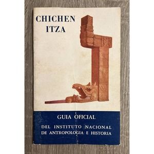 Vtg Chichen Itza History Official Guide Del Institute Nacional De Historia Book